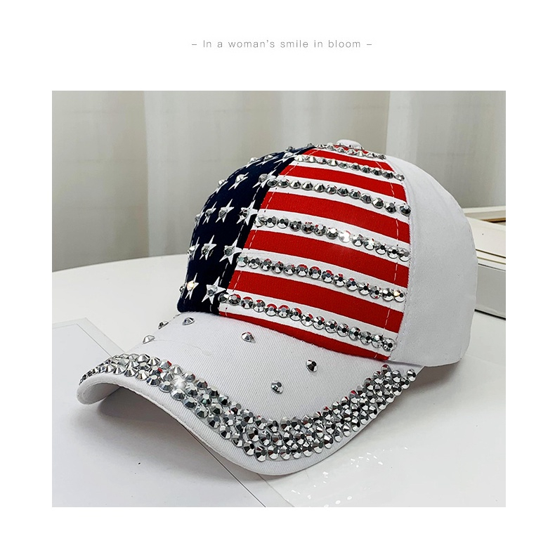 Topi motif bendera amerika untuk pria dan wanita