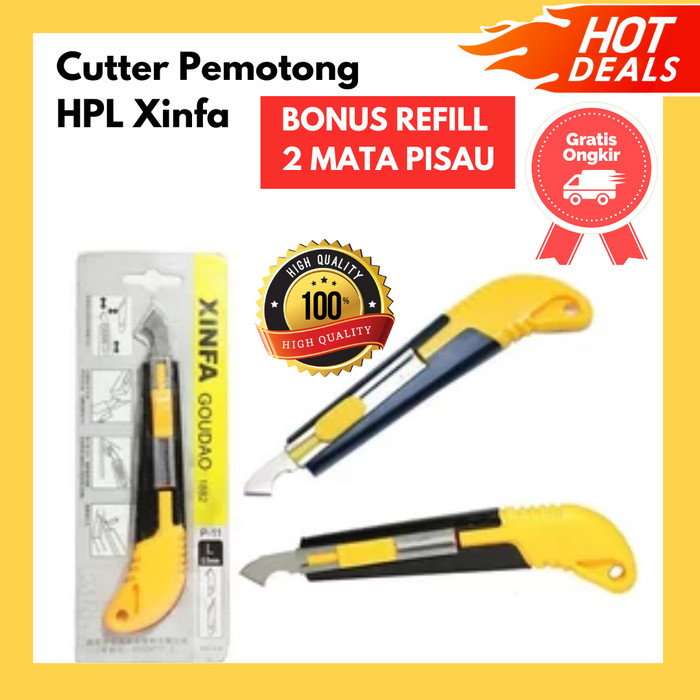 Pisau HPL Cutter Cuter Xinfa Akrilik Acrylic Mika Pemotong Perapi