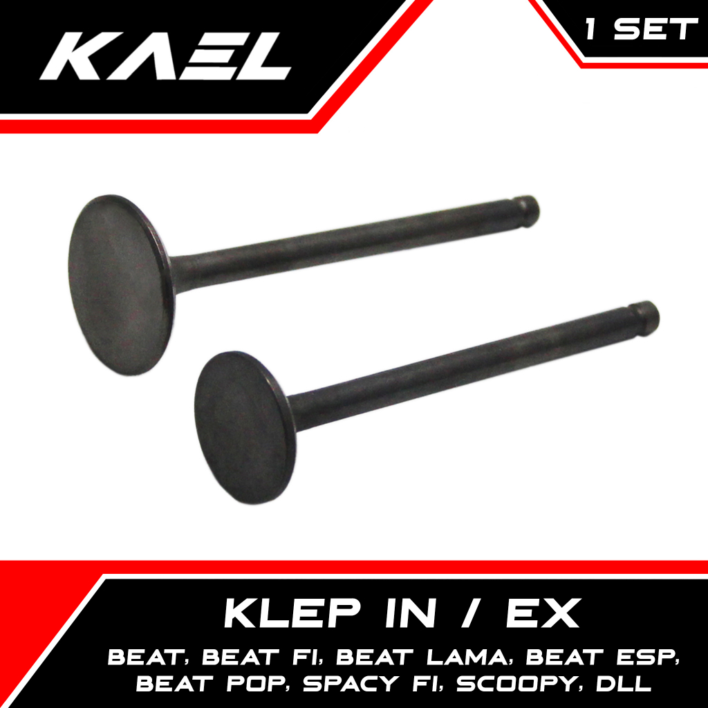 Klep In Ex Scoopy Old FI eSP K16 &amp; Spacy Karbu FI Beat Lama-FI Pop eSP K25 Payung Valve Set