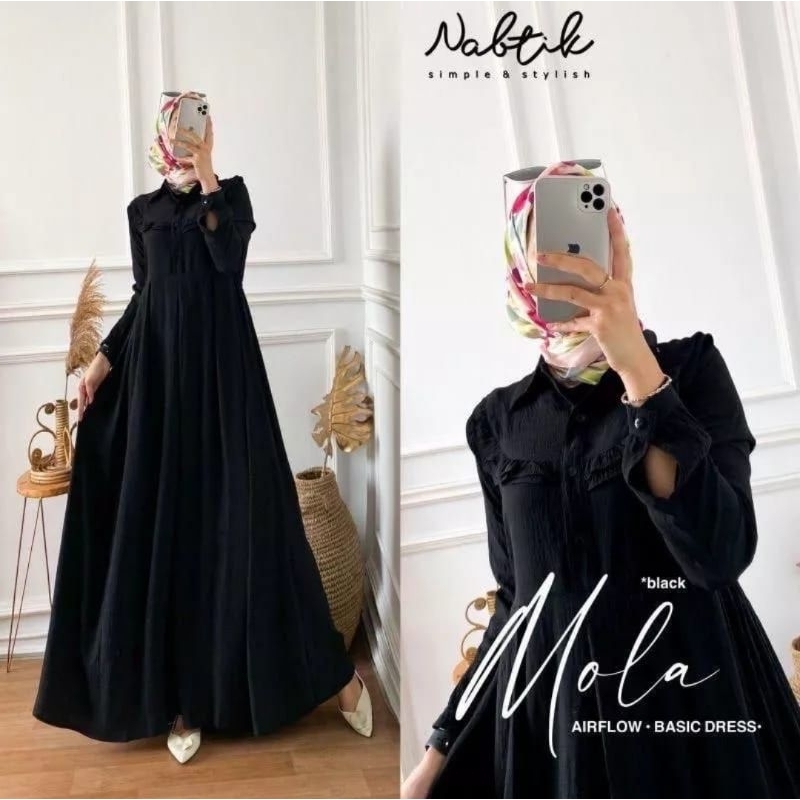 Gamis MOLA/termurah/Terbaru