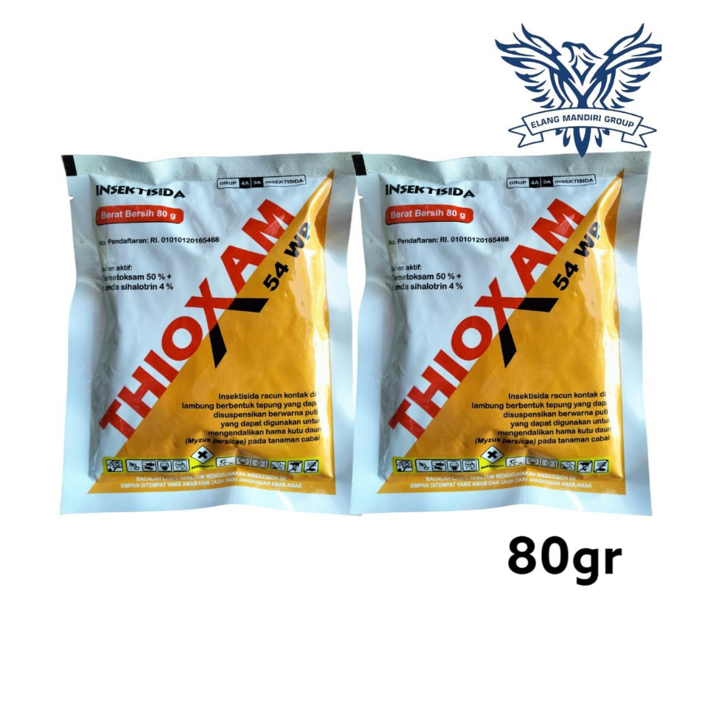 THIOXAM 54 WP 80 gr Tiametoksam 50 % Lamda sihalotrin 4 % Untuk Hama Penghisap