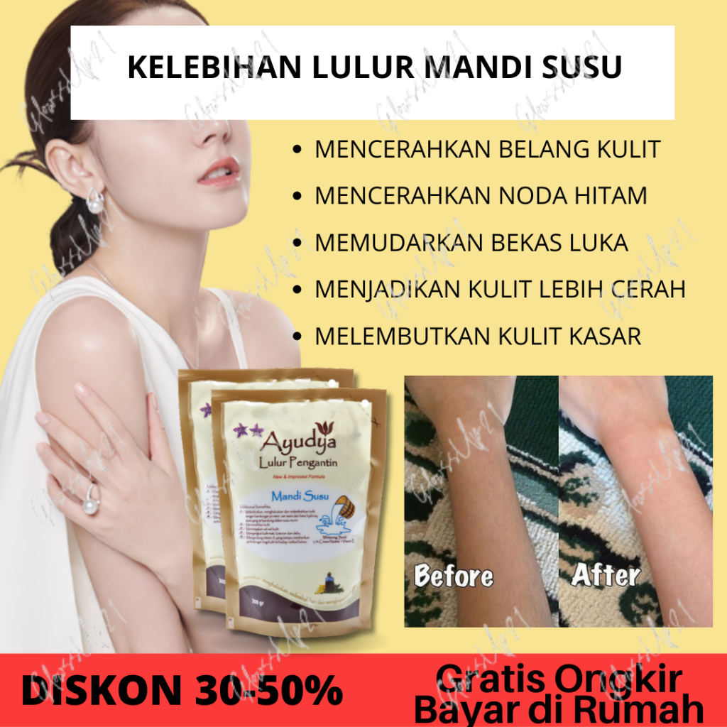 Ayudya Lulur Pengantin Mandi Susu 300 refill