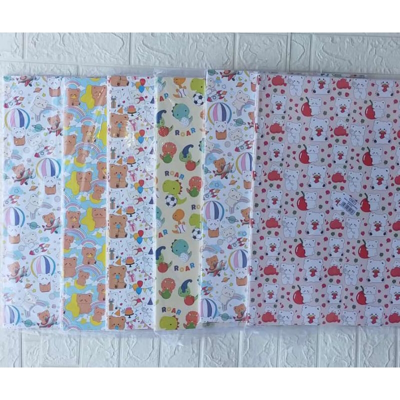 

KERTAS KADO KIKY 1 PAK ISI 5O LEMBAR