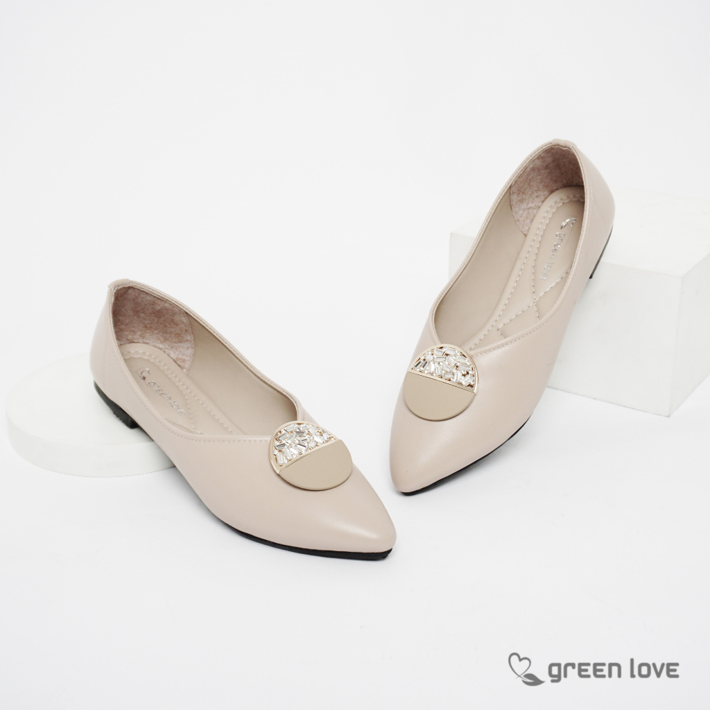 Green Love Sepatu Wanita Flat CLAIRE