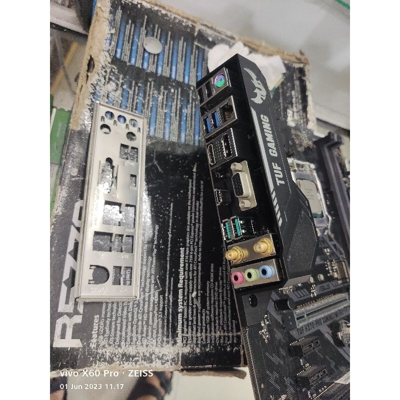 mainboard Asus tuf h370 pro gaming ddr4 procsesor core i5-8400 gen8