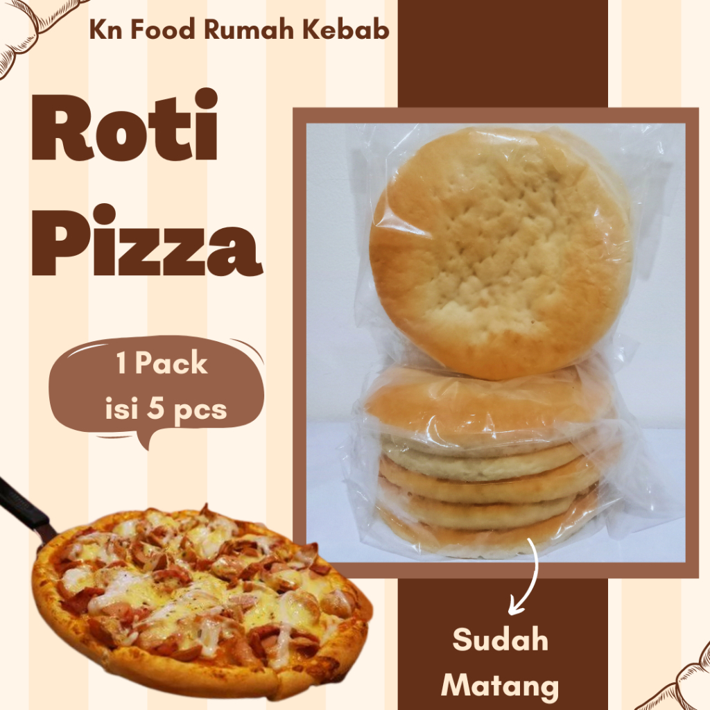 

1 Pack Roti Pizza - Roti Pizza- Pizza Dough 5 lembar