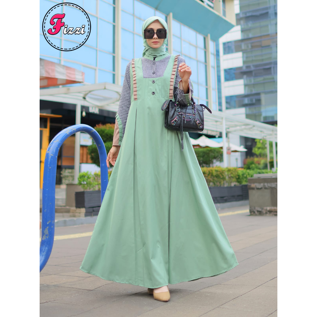 M11 Gamis toyobo kombinasi kotak by fizzi gamis yang paling banyak dicari gamis kekinian gamis terba