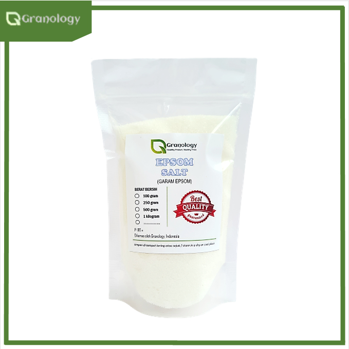 Garam Epsom / Epsom Salt (500 gram) by Granology