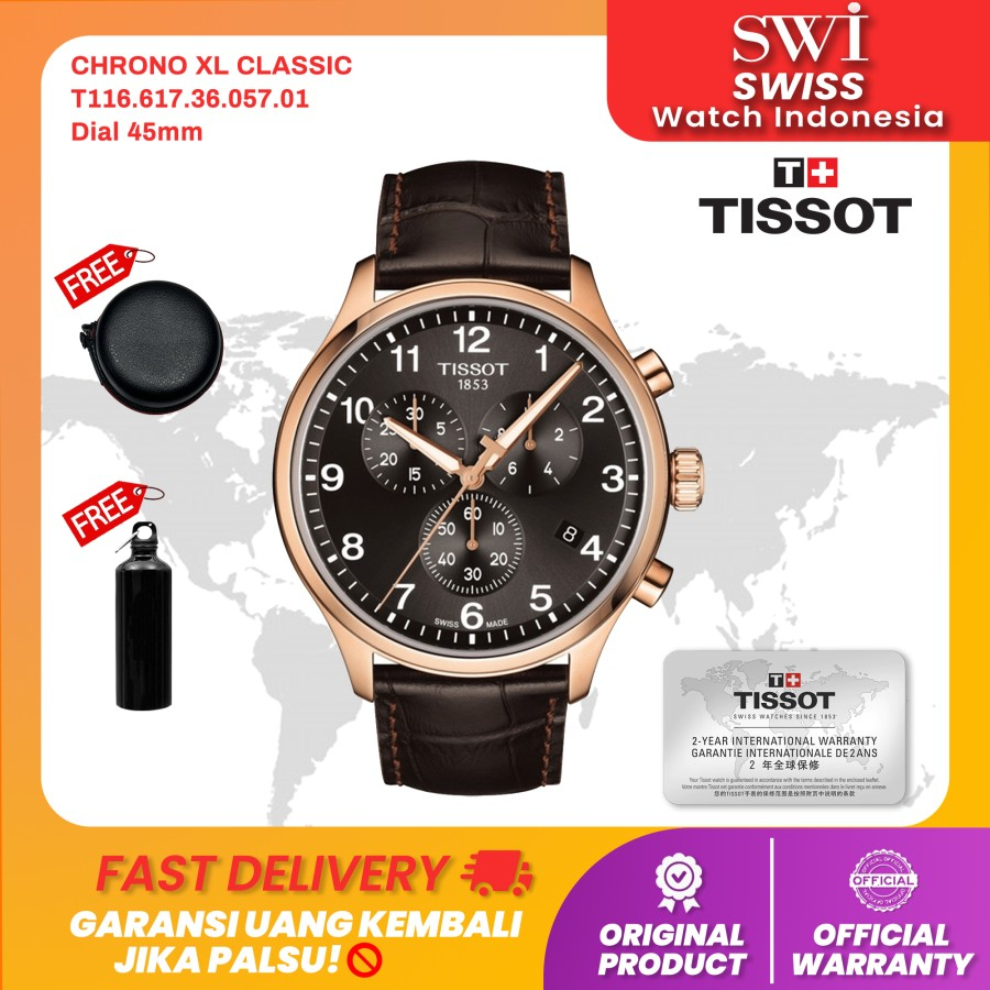 Jam Tangan Pria Tissot T116.617.36.057.01 Chrono XL Classic