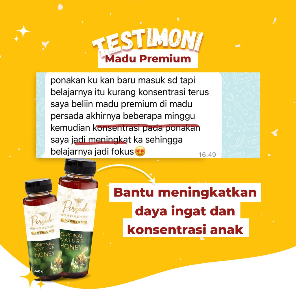 Madu Premium 100% Madu Murni | Persada 340gr 680gr