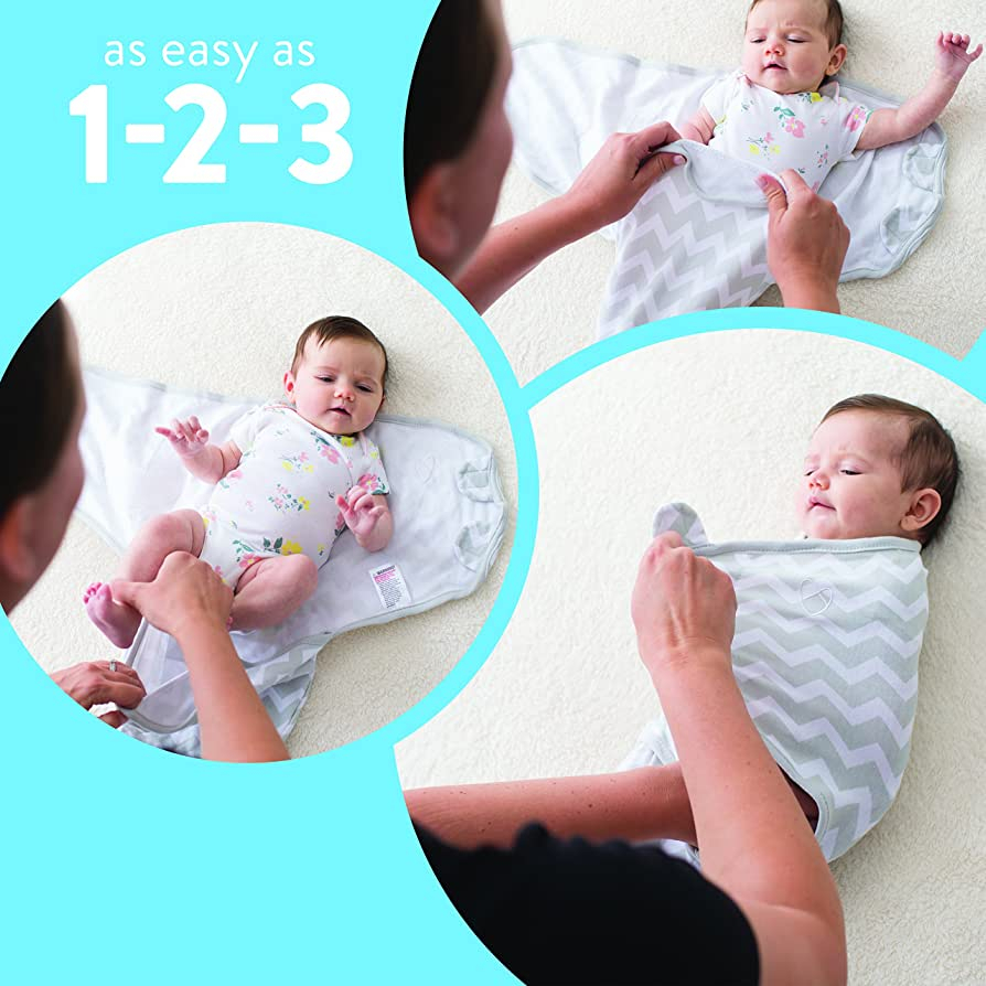 Baby Swaddle Selimut Bayi Instant Fleece Carter Lembut Halus Bedong Instant Perekat Sweddle Me Baby Newborn Sleepingbag