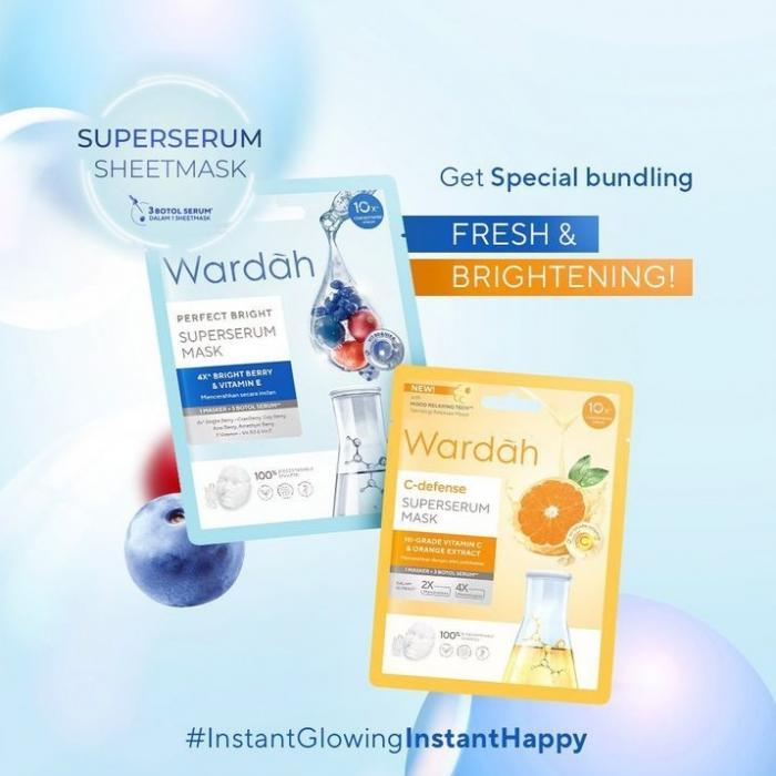 Wardah Super Serum Mask Sachet 20ml