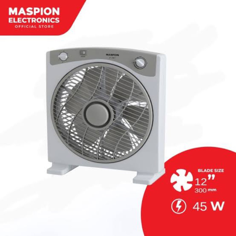 Maspion Box Fan 12&quot; JF 2101 T Kipas Angin 45Watt