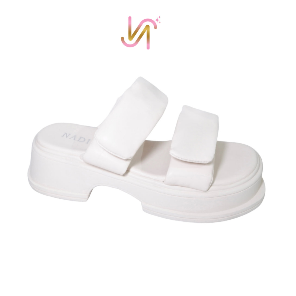 Nadilastuff Seola Platform Wanita Sandal Korea Wanita Hak Tahu Ringan