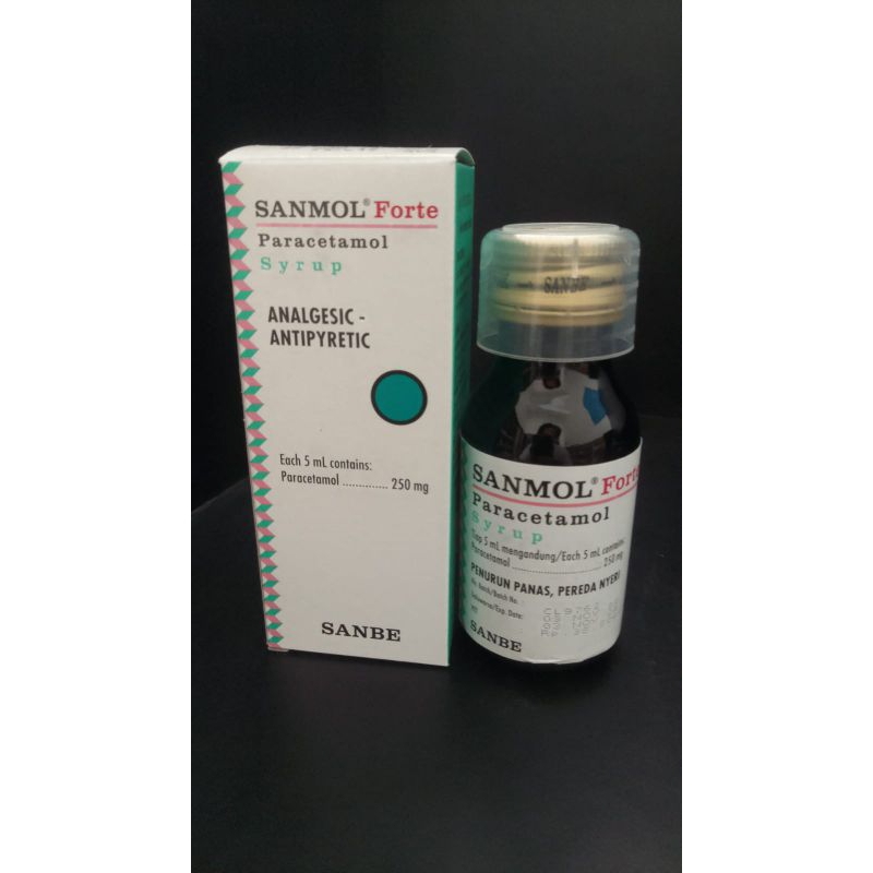 Sanmol Forte Syrup / Paracetamol 250 mg Syrup