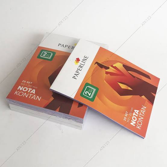 

1 pack isi 10 buku Paperline Buku Nota Kontan 2 Ply NCR / Rangkap Besar