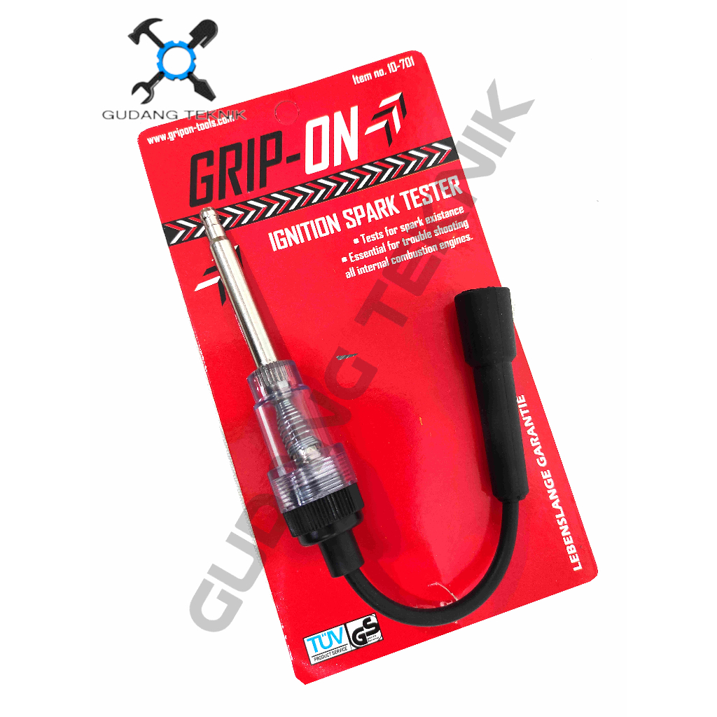 Alat Cek Busi Indikator Pengapian Motor Mobil GRIP ON 10-701 / Ignition Spark Tester Test 10 701 GRIP ON