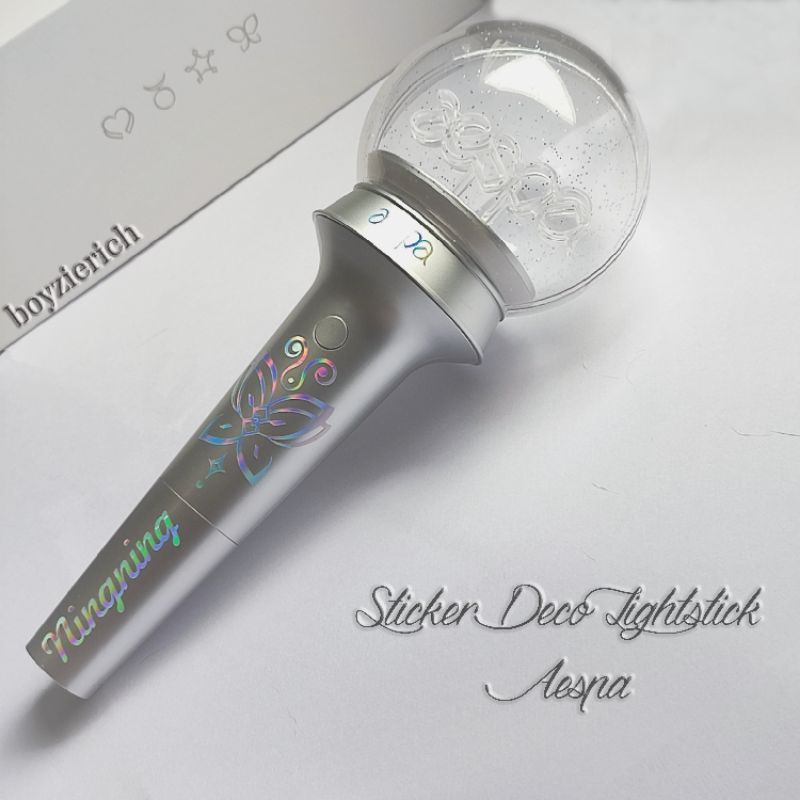 STIKER AESPA DECO LIGHTSTICK STICKER DECO LIGHTSTICK AESPA (FANMADE)