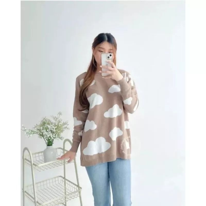 CLOUDY SWEATER AWAN OVERSIZE