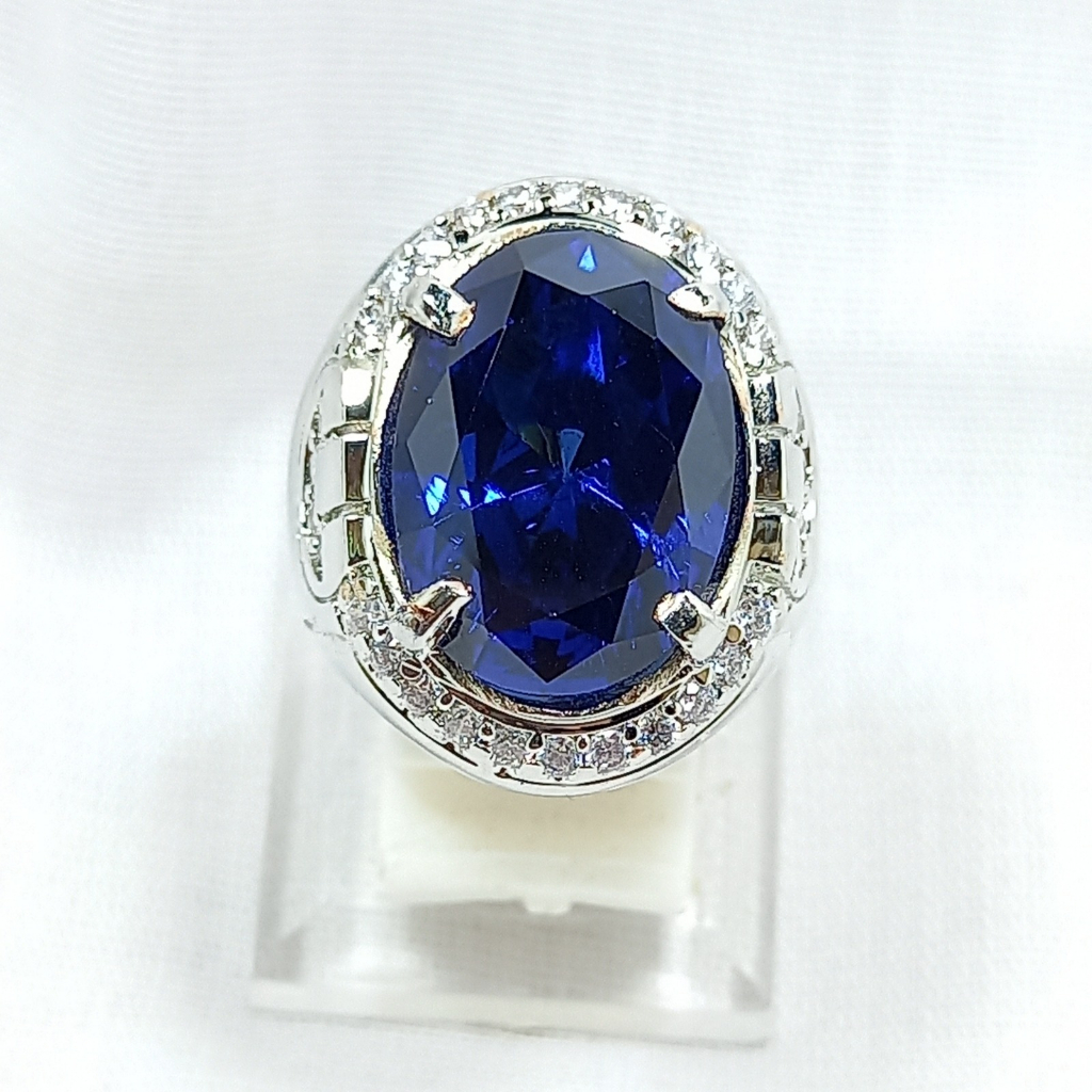 BIG SALE BATU ROYAL KING BLUE SAFIR ASLI CATAM