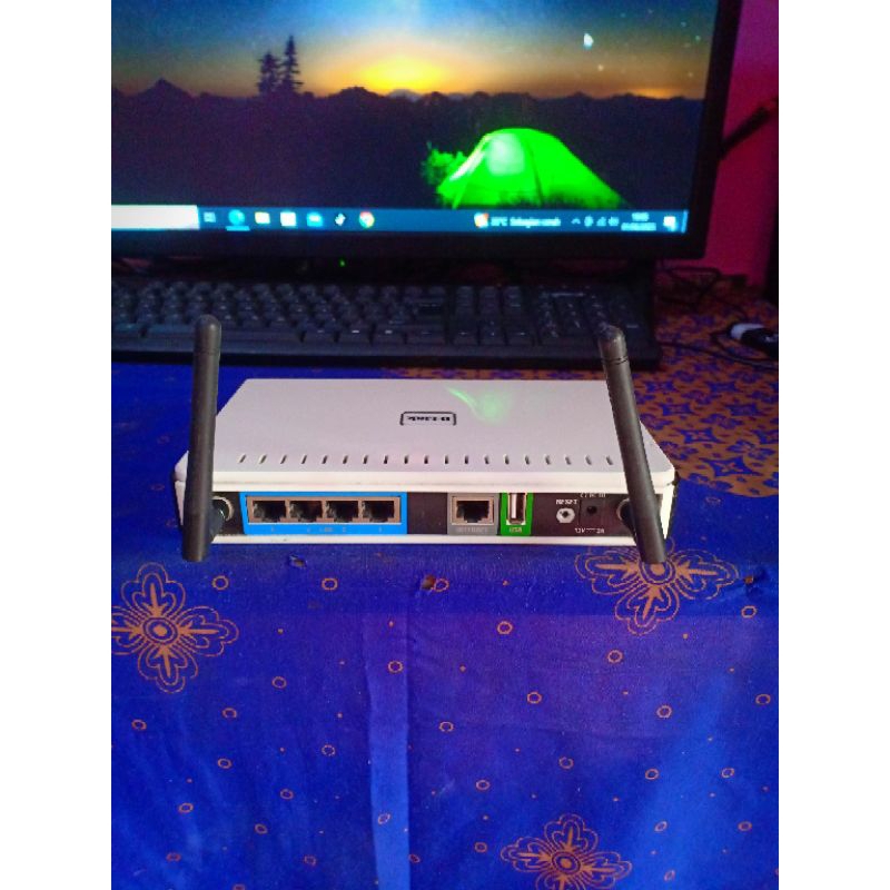D-LINK DIR-825 acess point suport wan ppoe kelas tinggi plus adaptor