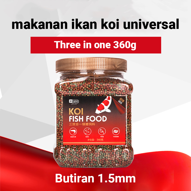 YEE MAKANAN IKAN KOI MENGAPUNG NUTRISI SEIMBANG