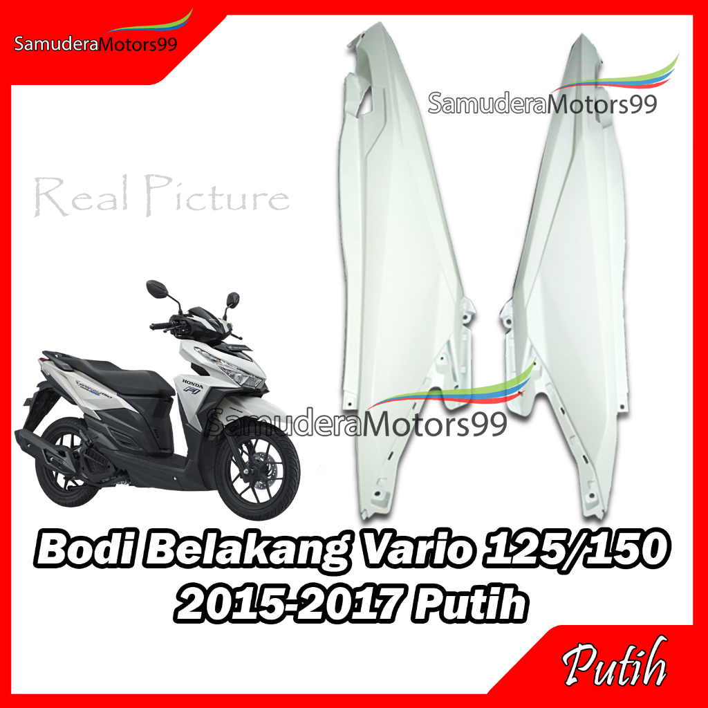 Bodi Belakang Vario 125/150 2015-2017/ Cover Body Samping PUTIH