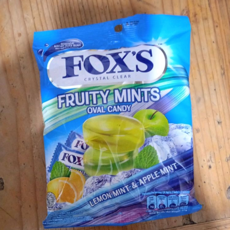 

permen fox's Fruity mints 1 pack