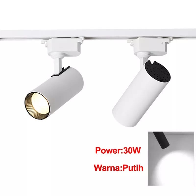Home Lighting LAMPU SOROT PAKET LAMPU RELL TRACK LED SOROT LAMPU SOROT TRACKLIGHT REL SPOTLIGHT 10W / 20W / 30W COB SPOT LIGHT