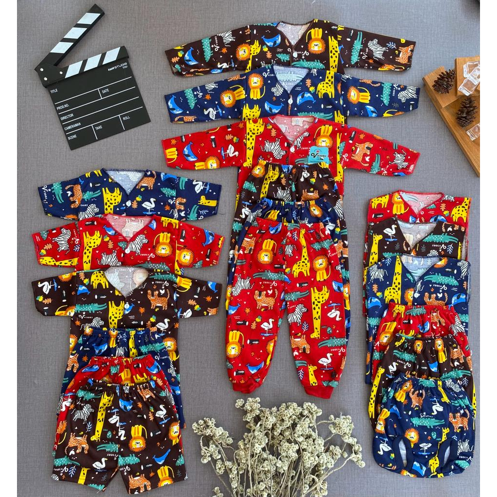 18PCS PAKETAN LAHIRAN NEWBORN seri printing angsa gelap setelan baju bayi 0-5 bulan