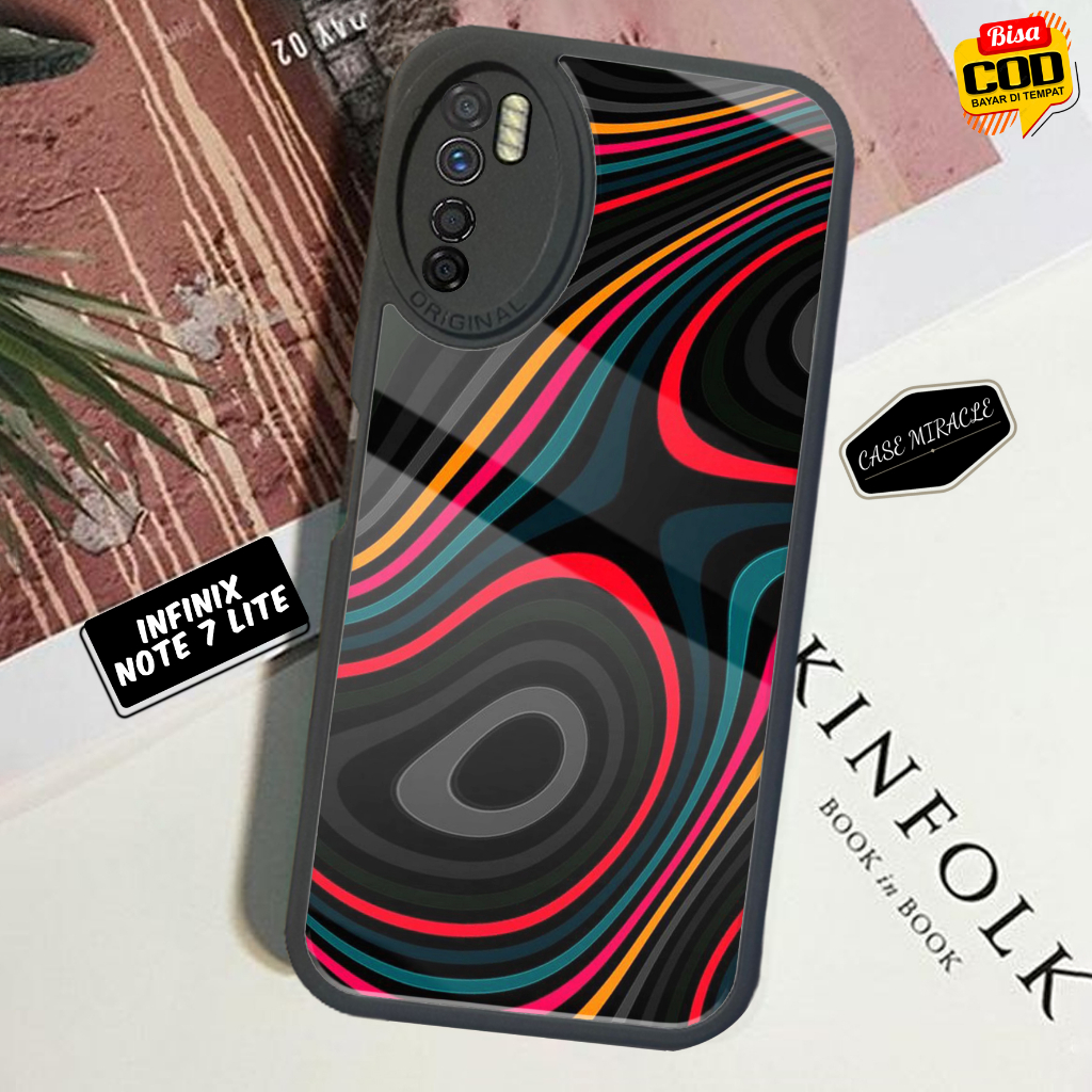 Case INFINIX NOTE 7 LITE - Casing INFINIX NOTE 7 LITE Terbaru CASE MIRACLE [ MOTIF 07 ] Cassing Hp -
