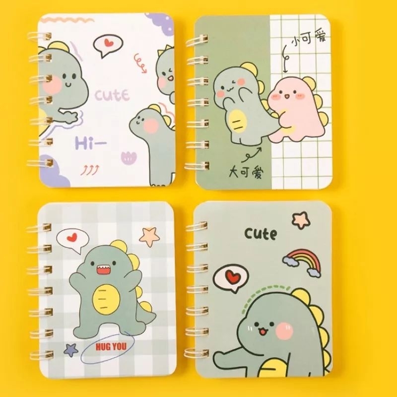 Buku / Notebook Mini Ring A7 Motif