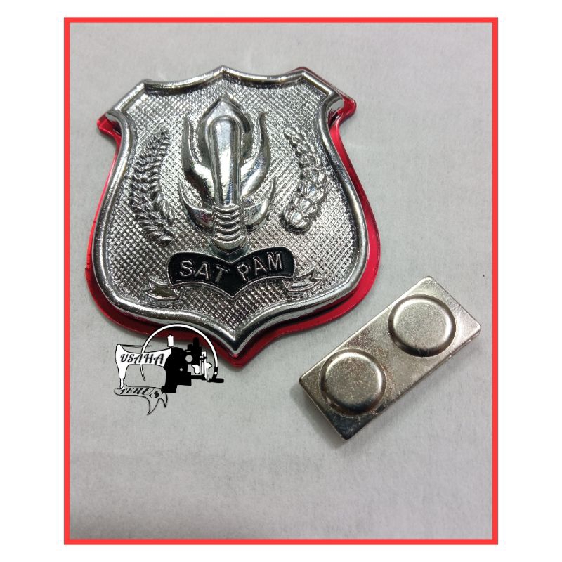 Pin Kewenangan Satpam Akrilik Kewenangan Satpam Pin Kewenangan Satpam