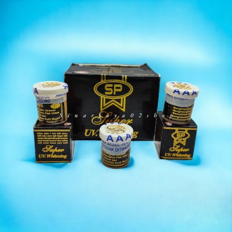 CREAM SP HITAM SP BOX HITAM 2 IN 1 WHITENING CREAM ORIGINAL