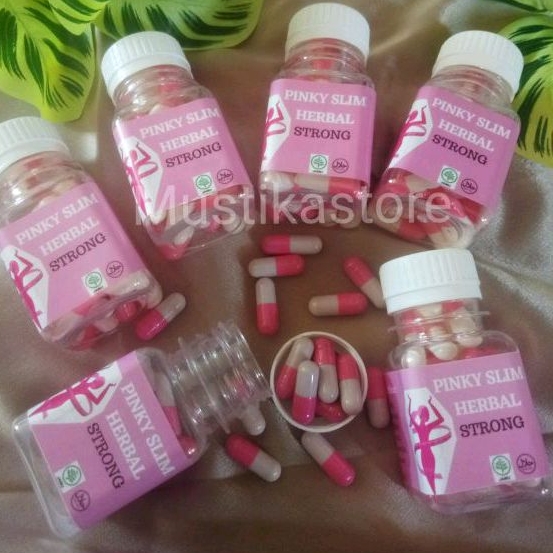 -COD- PELANGSING PINKY KAPSUL PINK ORIGINAL OBAT KURUS , PENURUN BERAT BADAN