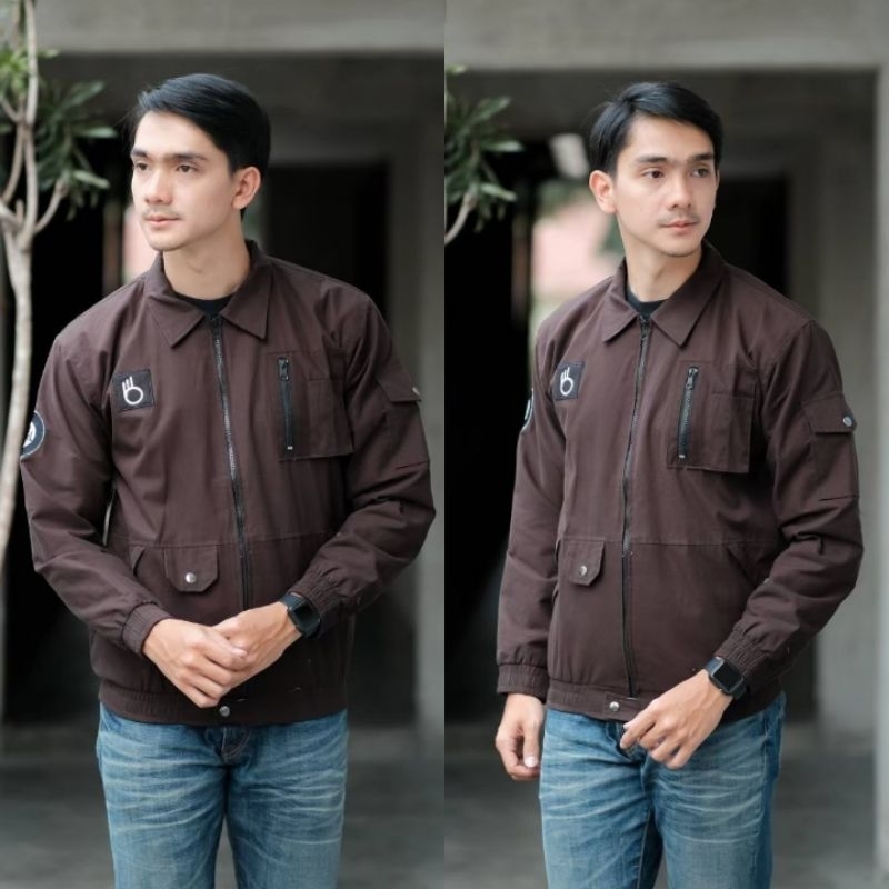 Flight Jacket Vintage Suede Original The Bojiel Jaket Bomber Pria Casual Jaket Distro Pria Jaket Pri