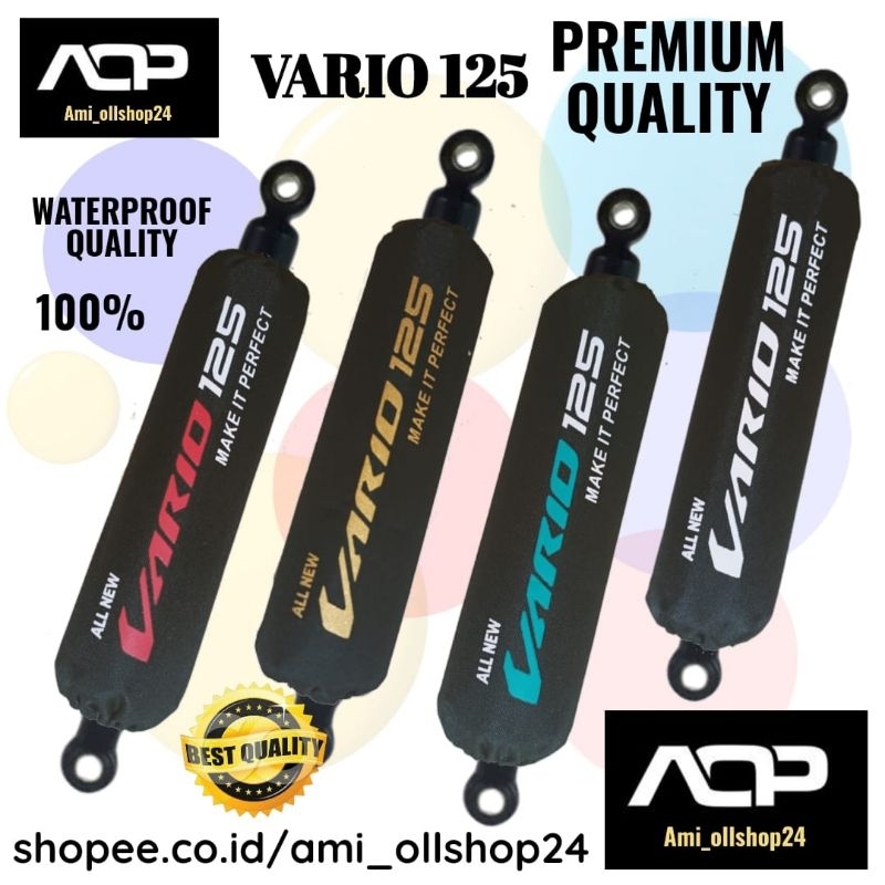 ( A.O.P ) TERLARIS - Sarung shock -  VARIO 125 - Cover shockbreaker - Sarung shock motor - Vario 125
