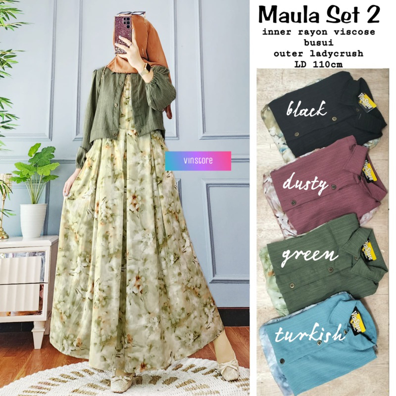 MAULA SET 2 // SETELAN WANITA REMAJA // ORI BY VINSTORE