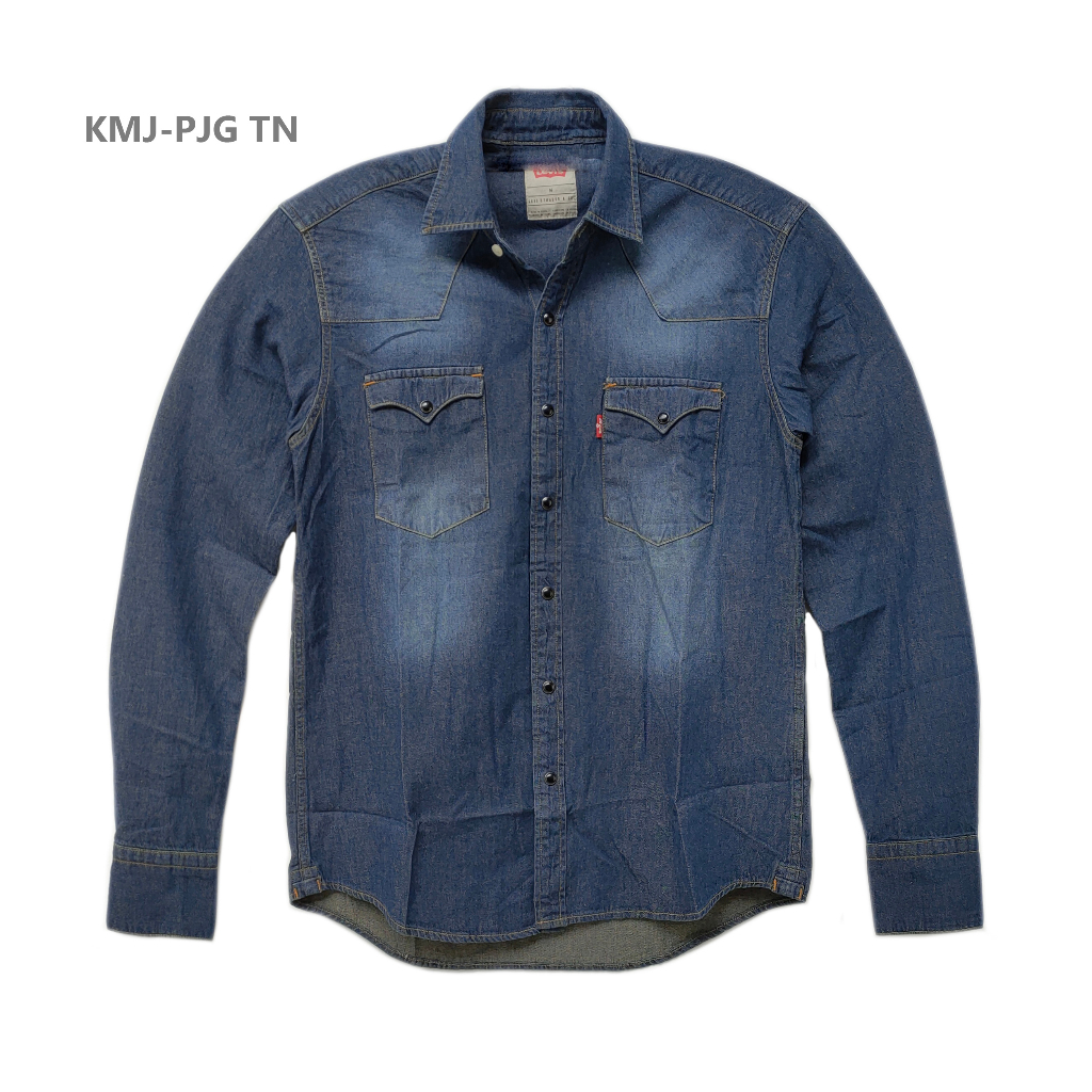 Kemeja Levi's Original - Kemeja Panjang Pria - Blue Series