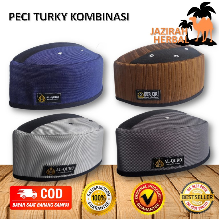 PECI SONGKOK TURKI PECI TURKI KOPIAH DEWASA MODEL KOMBINASI