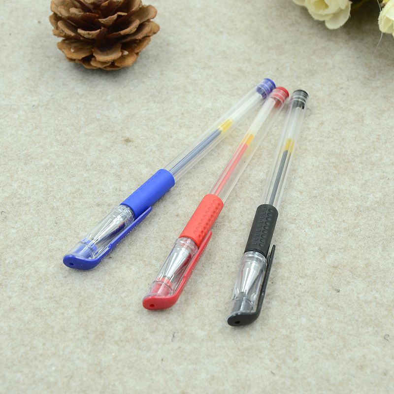 

Pena Tinta Gel Hitam / Merah / Biru Alat Tulis Satuan
