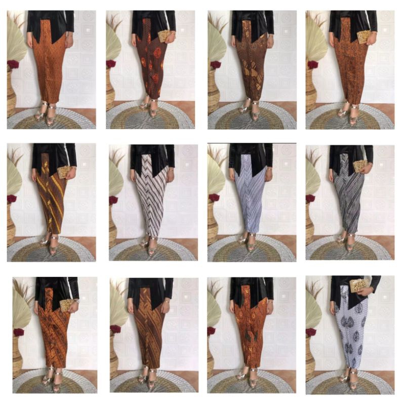 ROK JARIK PLISKET JARIK WARU ROK PLISKET INSTAN BAWAHAN KEBAYA