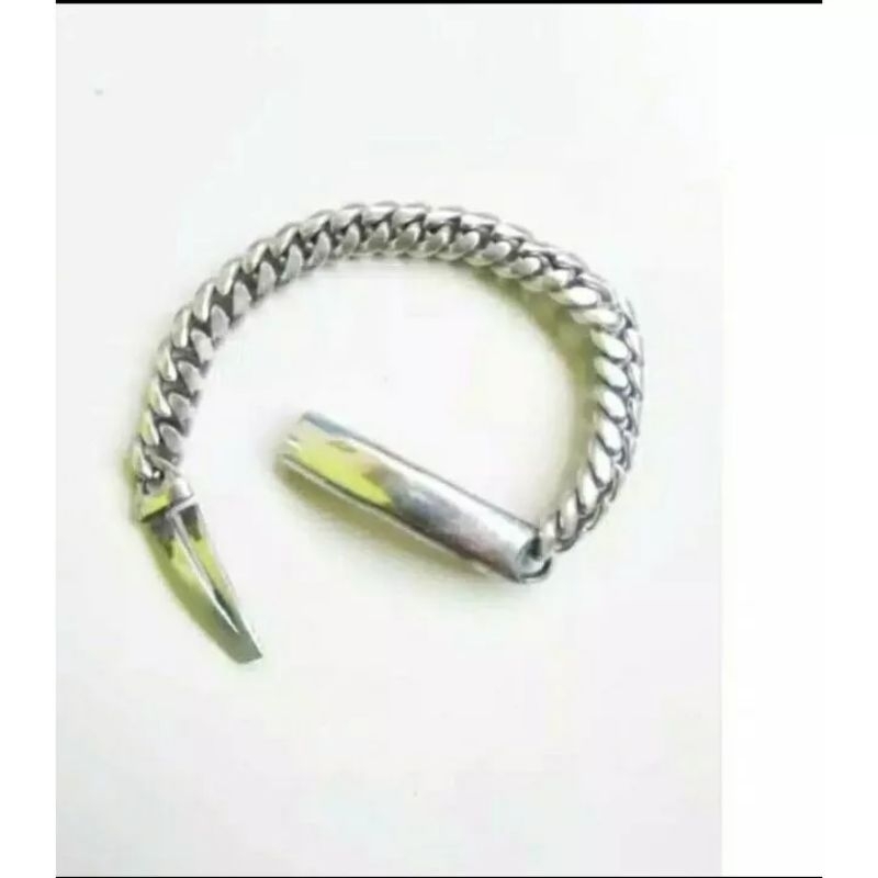 gelang rantai pria slup baja stainless anti karat anti luntur