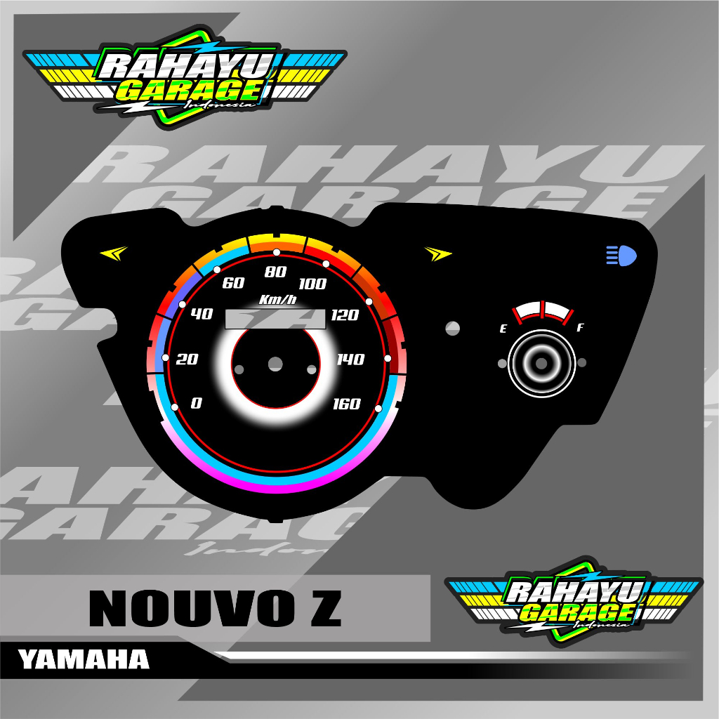 panel spido meter nouvo z speedo custom nouvo z