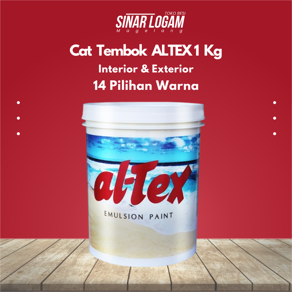 CAT TEMBOK CAT INTERIOR EKSTERIOR ALTEX 1 KG