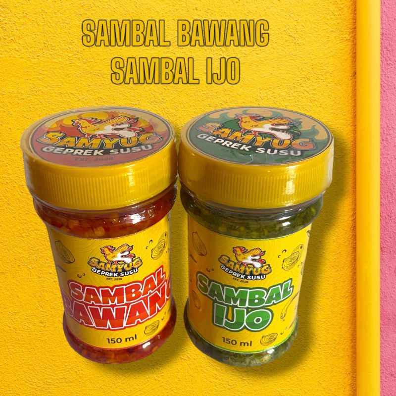 

sambal bawang + sambal ijo