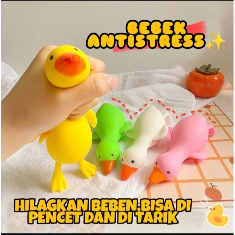 Mainan Squishy Anti Stress bentuk Bebek Mainan Anti Stress Mainan Squishy Besar