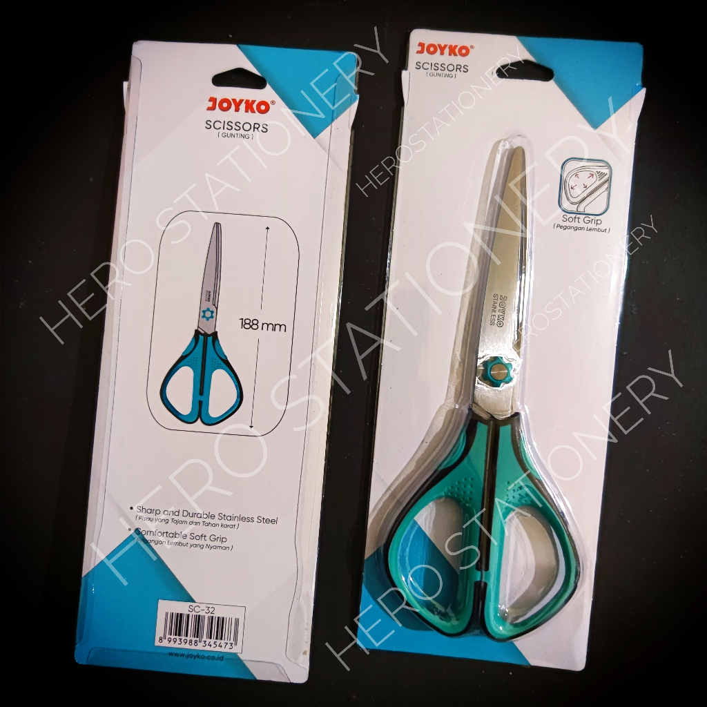 

Gunting joyko besar soft grip scissors SC-32