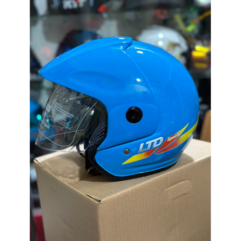 Helm ltd sports biru bekas
