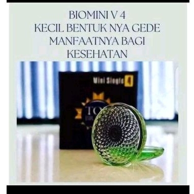BioMini Bio Glass Mini Single V4 Asli Segel MCI Asli Terapi Air Minum